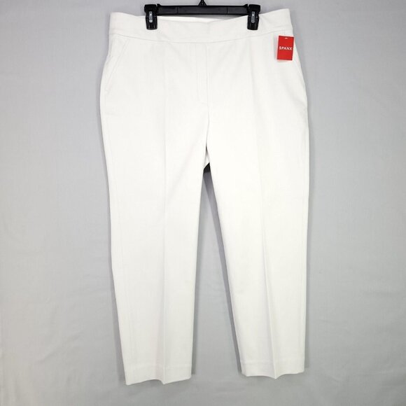 Spanx Ankle Straight Pants Silver Lining Comfort On The Go Plus 1X - Picture 2 of 16